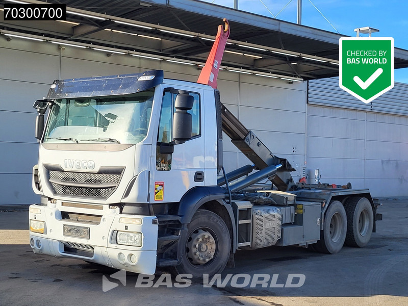 Iveco Stralis 460 Stralis 6X2 20 tons Dalby XHM3C20K Containersystem Lift-Axle Manual Euro 6 - شاحنة ذات الخطاف: صور 1 Iveco Stralis 460 Stralis 6X2 20 tons Dalby XHM3C20K Containersystem Lift-Axle Manual Euro 6 - شاحنة ذات الخطاف: صور 1