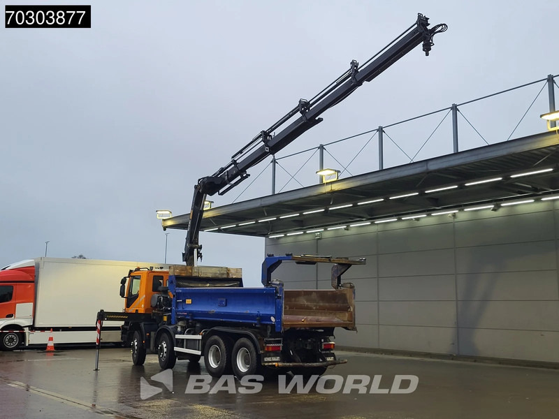 Iveco Trakker 450 8X4 HIAB 211 EP-4 Hiduo Kran Crane Big-Axle 2-Side Tipper Euro 6 - قلابات, شاحنة كرين: صور 2 Iveco Trakker 450 8X4 HIAB 211 EP-4 Hiduo Kran Crane Big-Axle 2-Side Tipper Euro 6 - قلابات, شاحنة كرين: صور 2
