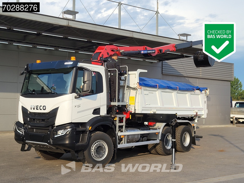 Iveco X-Way 480 6X4 NEW! HMF 2243Z-RCS Z-Crane kran 12m3 KH-Kipper Retarder Big-Axle - قلابات, شاحنة كرين: صور 1 Iveco X-Way 480 6X4 NEW! HMF 2243Z-RCS Z-Crane kran 12m3 KH-Kipper Retarder Big-Axle - قلابات, شاحنة كرين: صور 1