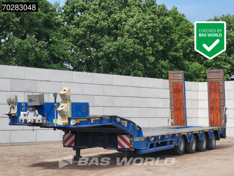 عربة مسطحة منخفضة نصف مقطورة KOMODO KMD4L Full steered + 1x Lift axle Hydraulic RAMPS: صور 1