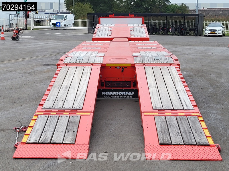 عربة مسطحة منخفضة نصف مقطورة جديد Kässbohrer Hydraulic Bed 450cm Extendable, Lift+Steering Axle: صور 9