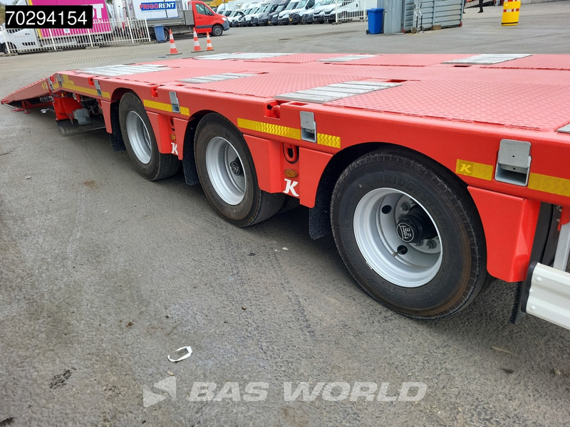 عربة مسطحة منخفضة نصف مقطورة جديد Kässbohrer Hydraulic Bed 450cm Extendable, Lift+Steering Axle: صور 18