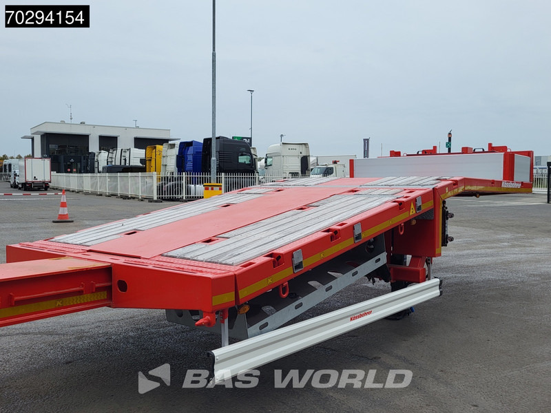 عربة مسطحة منخفضة نصف مقطورة جديد Kässbohrer Hydraulic Bed 450cm Extendable, Lift+Steering Axle: صور 10
