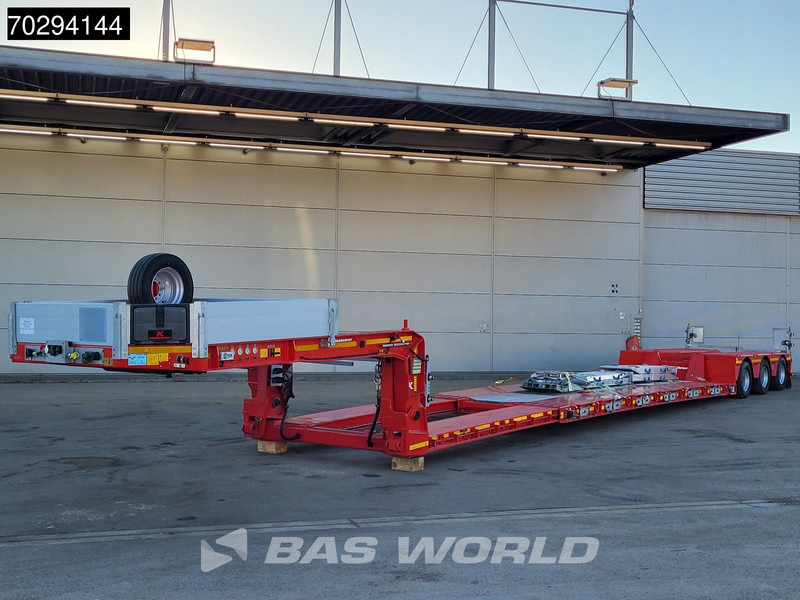 Kässbohrer LB3E 3 axles Extenable 540cm Gooseneck 3xSteeringaxle - عربة مسطحة منخفضة نصف مقطورة: صور 2 Kässbohrer LB3E 3 axles Extenable 540cm Gooseneck 3xSteeringaxle - عربة مسطحة منخفضة نصف مقطورة: صور 2