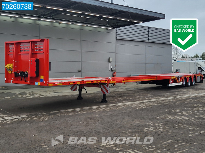 Kässbohrer LB3E NEU Mega Ausziehbar Lift+Lenkachse - عربة مسطحة منخفضة نصف مقطورة: صور 1 Kässbohrer LB3E NEU Mega Ausziehbar Lift+Lenkachse - عربة مسطحة منخفضة نصف مقطورة: صور 1