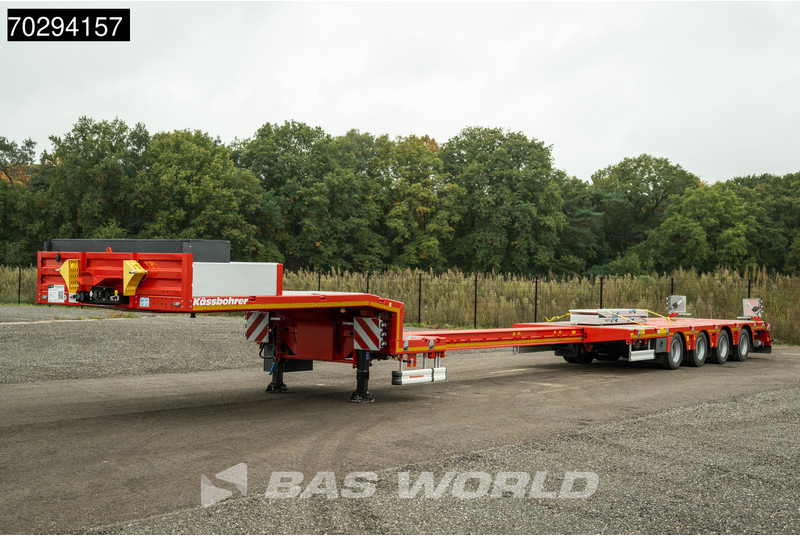 Kässbohrer LB4E 4 axles Extendable - 615cm 1x Lift + 2xSteering Axle - عربة مسطحة منخفضة نصف مقطورة: صور 2 Kässbohrer LB4E 4 axles Extendable - 615cm 1x Lift + 2xSteering Axle - عربة مسطحة منخفضة نصف مقطورة: صور 2