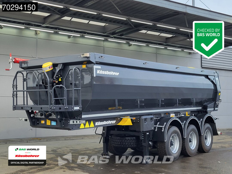Kässbohrer XS 3 axles NEW 2x Liftaxles 24m3 Steel Tipper - قلابة نصف مقطورة: صور 1 Kässbohrer XS 3 axles NEW 2x Liftaxles 24m3 Steel Tipper - قلابة نصف مقطورة: صور 1