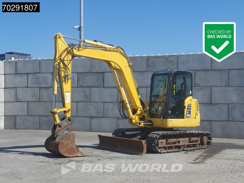Komatsu PC80 MR-5 A/C - حفارة مصغرة: صور 1 Komatsu PC80 MR-5 A/C - حفارة مصغرة: صور 1