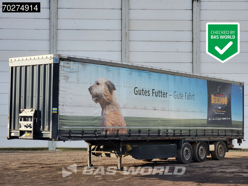 Krone SD 3 axles Forklift Lift+Lenkachse Kooiaap Palettenkasten SAF Sliding Roof - الخيمة نصف مقطورة: صور 1 Krone SD 3 axles Forklift Lift+Lenkachse Kooiaap Palettenkasten SAF Sliding Roof - الخيمة نصف مقطورة: صور 1