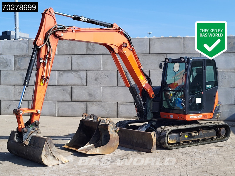 Kubota KX080 -4a2 A/C + 3 BUCKETS - حفارة مصغرة: صور 1 Kubota KX080 -4a2 A/C + 3 BUCKETS - حفارة مصغرة: صور 1