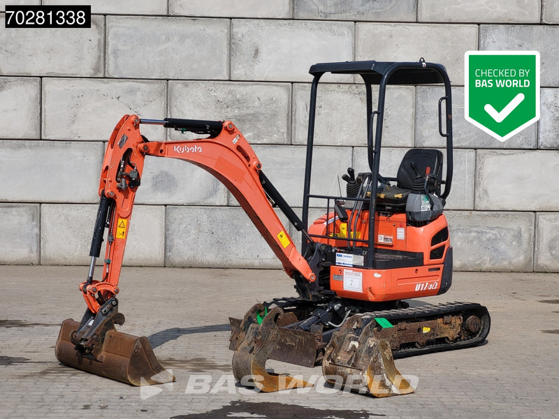 Kubota U17-3a 3 BUCKETS - حفارة مصغرة: صور 1 Kubota U17-3a 3 BUCKETS - حفارة مصغرة: صور 1