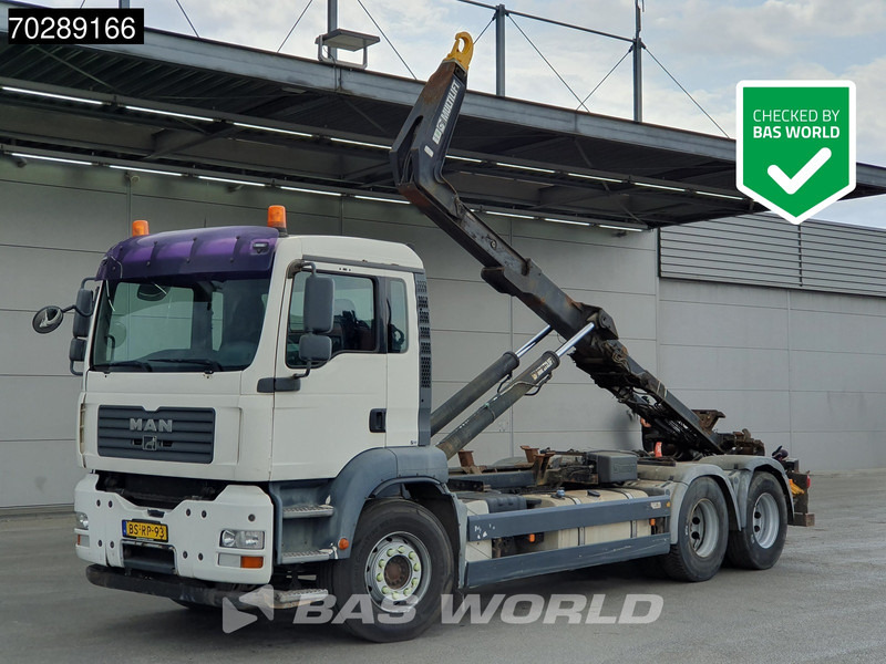 MAN TGA 28.400 6X2 NL-Truck HIAB Multilift LHZ26061 Lift-Axle Euro 5 - شاحنة ذات الخطاف: صور 1 MAN TGA 28.400 6X2 NL-Truck HIAB Multilift LHZ26061 Lift-Axle Euro 5 - شاحنة ذات الخطاف: صور 1