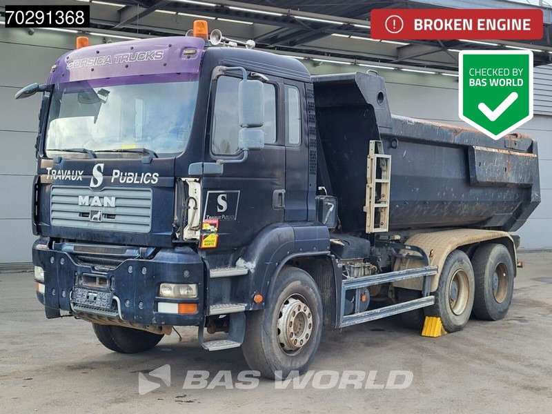 MAN TGA 33.360 6X4 BROKEN ENGINE 13m3 Meiller tipper Steel suspension Manual Euro 4 - قلابات: صور 1 MAN TGA 33.360 6X4 BROKEN ENGINE 13m3 Meiller tipper Steel suspension Manual Euro 4 - قلابات: صور 1