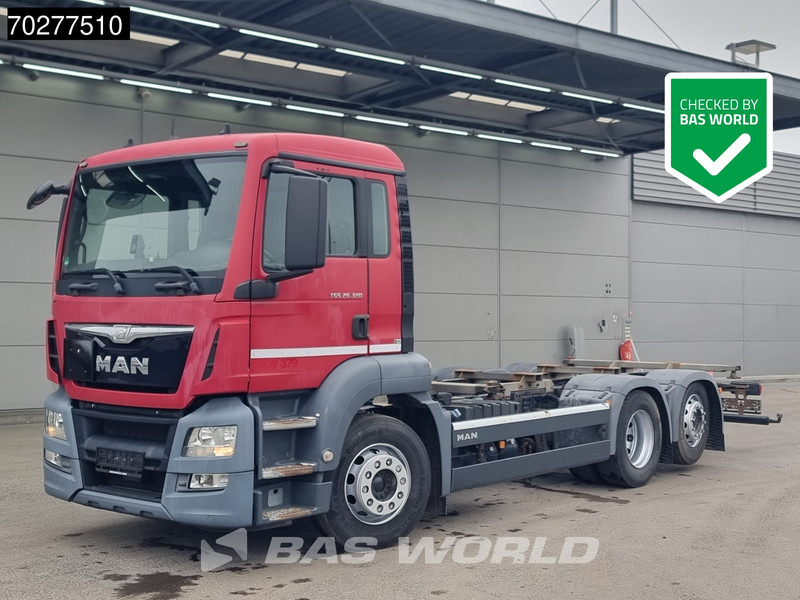 MAN TGS 26.320 6X2 BDF ADR Lift+lenkasche Automatic Euro 6 - شاحنات الحاويات/ جسم علوي قابل للتغيير شاحنة: صور 1 MAN TGS 26.320 6X2 BDF ADR Lift+lenkasche Automatic Euro 6 - شاحنات الحاويات/ جسم علوي قابل للتغيير شاحنة: صور 1