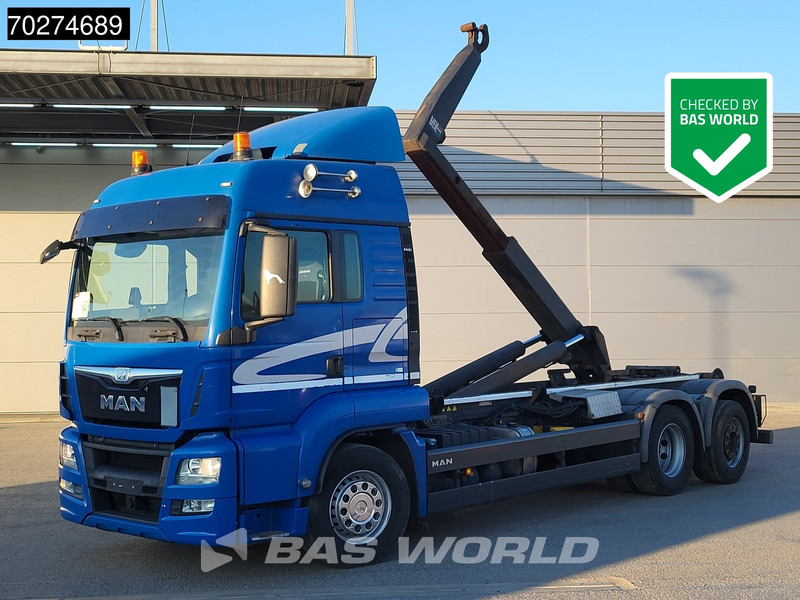 MAN TGS 26.440 6X2 VDL S-21-6200 hooklift Retarder Navi Automatic Euro 6 - شاحنة ذات الخطاف: صور 1 MAN TGS 26.440 6X2 VDL S-21-6200 hooklift Retarder Navi Automatic Euro 6 - شاحنة ذات الخطاف: صور 1
