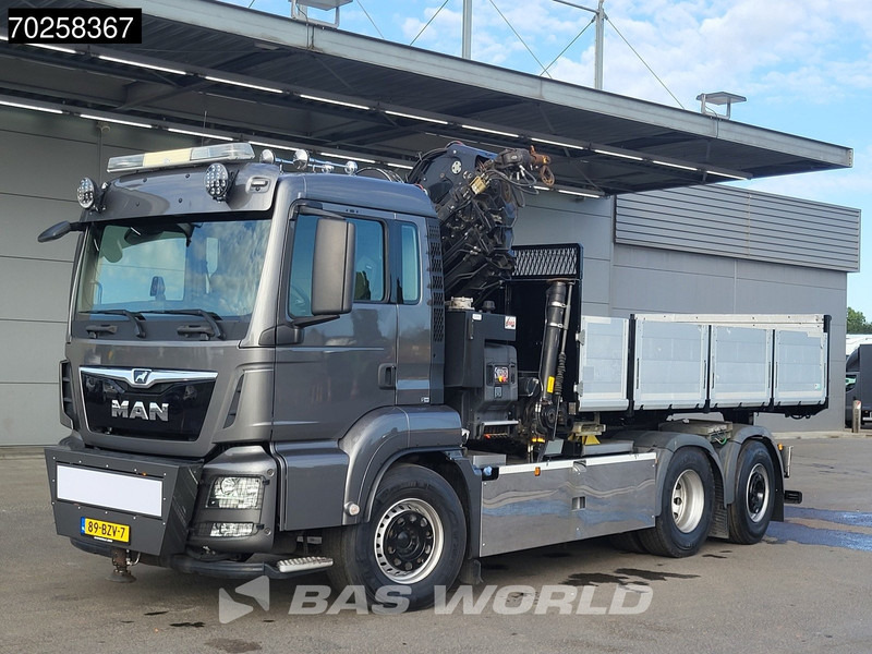 قلابات, شاحنة كرين MAN TGS 26.500 6X2 NL-Truck HIAB Crane Kran X-HIPRO 302 E-6 Fifth wheel Euro 6: صور 10