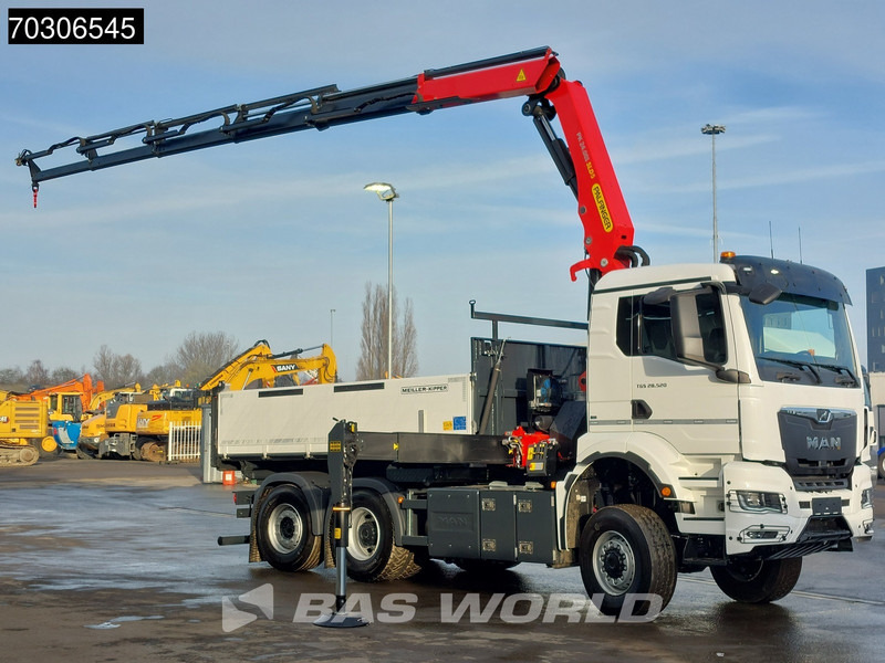 MAN TGS 28.520 6X4 NEW Palfinger PK24001 SLD 5 Kran 2-way tipper Retarder Lift+Steering Axle - قلابات, شاحنة كرين: صور 3 MAN TGS 28.520 6X4 NEW Palfinger PK24001 SLD 5 Kran 2-way tipper Retarder Lift+Steering Axle - قلابات, شاحنة كرين: صور 3
