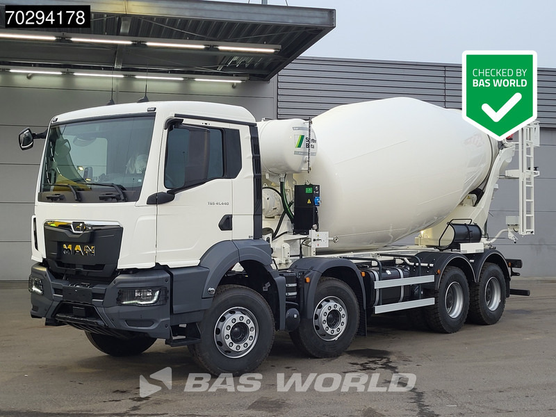 MAN TGS 41.440 8X4 NEW! 12m3 Stetter concrete mixer Big-Axle Steelsuspension Euro 6 - شاحنة خلاطة خرسانة: صور 1 MAN TGS 41.440 8X4 NEW! 12m3 Stetter concrete mixer Big-Axle Steelsuspension Euro 6 - شاحنة خلاطة خرسانة: صور 1