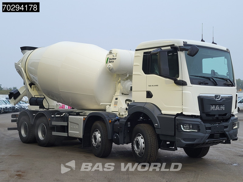 MAN TGS 41.440 8X4 NEW! 12m3 Stetter concrete mixer Big-Axle Steelsuspension Euro 6 - شاحنة خلاطة خرسانة: صور 3 MAN TGS 41.440 8X4 NEW! 12m3 Stetter concrete mixer Big-Axle Steelsuspension Euro 6 - شاحنة خلاطة خرسانة: صور 3