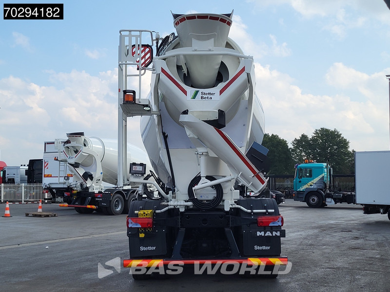 شاحنة خلاطة خرسانة جديد MAN TGS 41.440 8X4 New! Stetter 12 FHC BL Mixer Big-Axle Steelsuspension Automatic Euro 6: صور 15