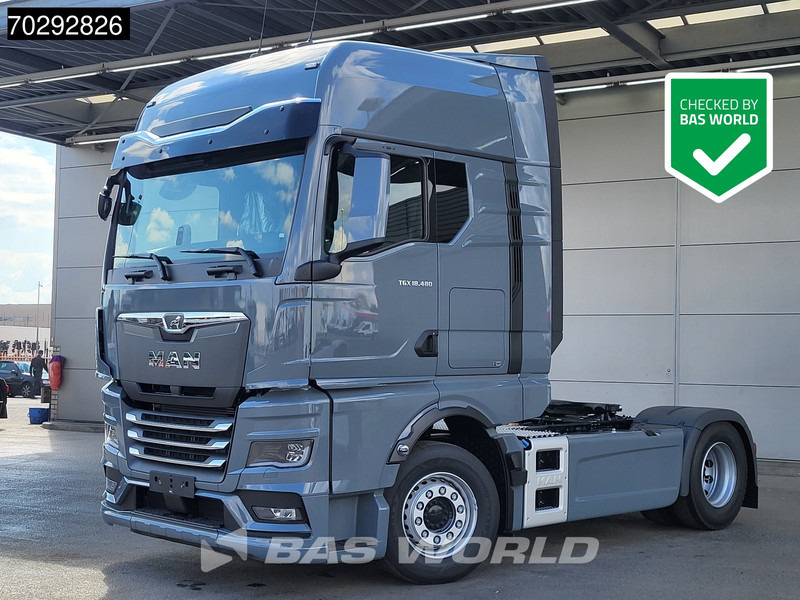 MAN TGX 18.480 4X2 NEW! GX Retarder 2x Tanks PTO-prepared Standklima Navi Euro 6 - شاحنة جرار: صور 1 MAN TGX 18.480 4X2 NEW! GX Retarder 2x Tanks PTO-prepared Standklima Navi Euro 6 - شاحنة جرار: صور 1