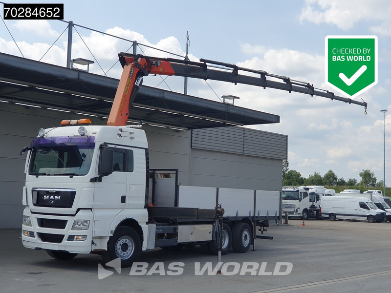 MAN TGX 26.480 TGX 6X2 Palfinger PK29002 Kran Crane 8 ext 2.5T winch Retarder Manual Euro 4 - شاحنات مسطحة, شاحنة كرين: صور 1 MAN TGX 26.480 TGX 6X2 Palfinger PK29002 Kran Crane 8 ext 2.5T winch Retarder Manual Euro 4 - شاحنات مسطحة, شاحنة كرين: صور 1