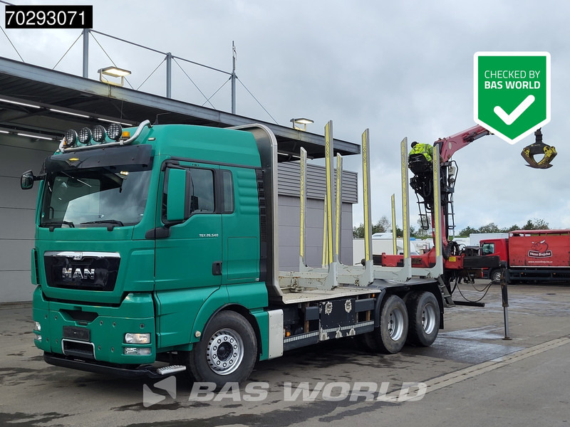 MAN TGX 26.540 6X4 TAJFUN L150Z.96 woodcrane Holztransport Manual Retarder Euro 5 - شاحنة قطع الأشجار, شاحنة كرين: صور 1 MAN TGX 26.540 6X4 TAJFUN L150Z.96 woodcrane Holztransport Manual Retarder Euro 5 - شاحنة قطع الأشجار, شاحنة كرين: صور 1