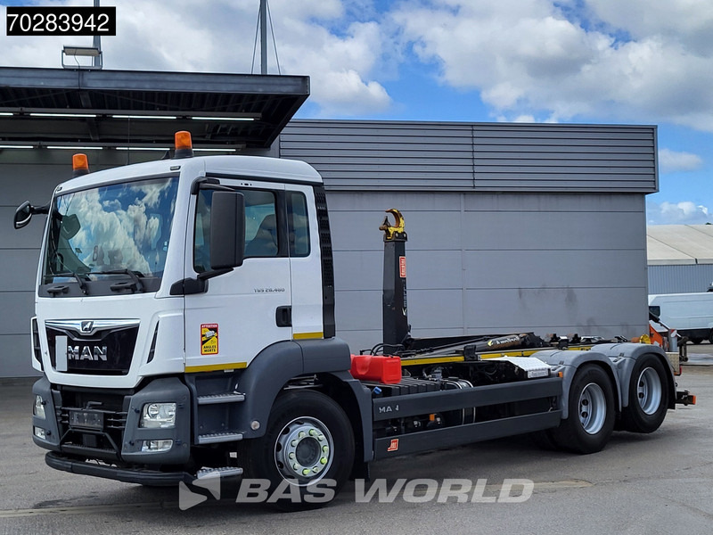 MAN TGX 28.460 6X2 20tons Marrel hooklift Lift axle Automatic Euro 6 - شاحنة ذات الخطاف: صور 5 MAN TGX 28.460 6X2 20tons Marrel hooklift Lift axle Automatic Euro 6 - شاحنة ذات الخطاف: صور 5