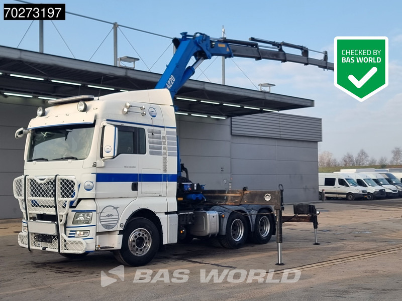 MAN TGX 33.540 TGX 6X4 HMF 4220 6 Extensions Kran XLX Retarder Euro 5 - شاحنة جرار: صور 1 MAN TGX 33.540 TGX 6X4 HMF 4220 6 Extensions Kran XLX Retarder Euro 5 - شاحنة جرار: صور 1