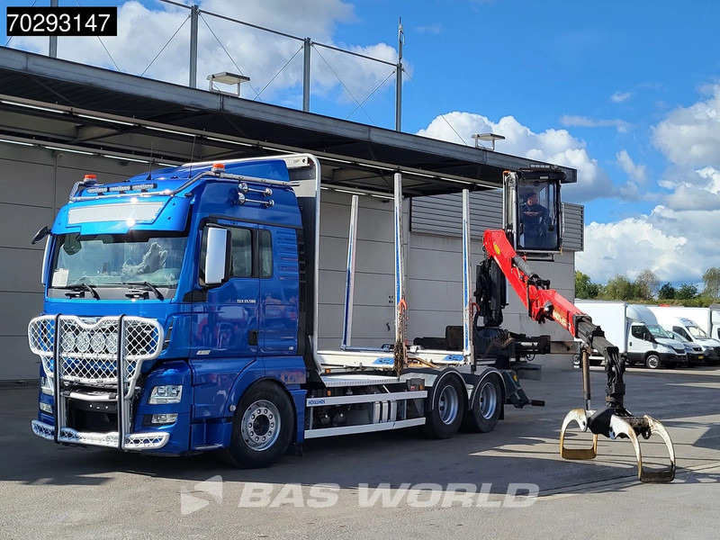 MAN TGX 33.580 TGX 6X4 Palfinger Epsilon Wood crane Holztransport Retarder Navi Xenon Euro 6 - شاحنة قطع الأشجار, شاحنة كرين: صور 5 MAN TGX 33.580 TGX 6X4 Palfinger Epsilon Wood crane Holztransport Retarder Navi Xenon Euro 6 - شاحنة قطع الأشجار, شاحنة كرين: صور 5