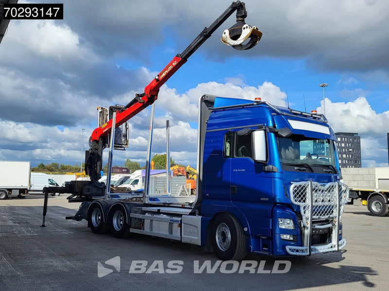 MAN TGX 33.580 TGX 6X4 Palfinger Epsilon Wood crane Holztransport Retarder Navi Xenon Euro 6 - شاحنة قطع الأشجار, شاحنة كرين: صور 3 MAN TGX 33.580 TGX 6X4 Palfinger Epsilon Wood crane Holztransport Retarder Navi Xenon Euro 6 - شاحنة قطع الأشجار, شاحنة كرين: صور 3