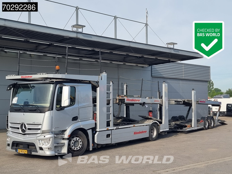 Mercedes-Benz Actros 1843 4X2 NL-Truck Combi Car Transporter Kässbohrer 8 Cars Hydraulic Winch - شاحنة نقل سيارات شاحنة: صور 1 Mercedes-Benz Actros 1843 4X2 NL-Truck Combi Car Transporter Kässbohrer 8 Cars Hydraulic Winch - شاحنة نقل سيارات شاحنة: صور 1