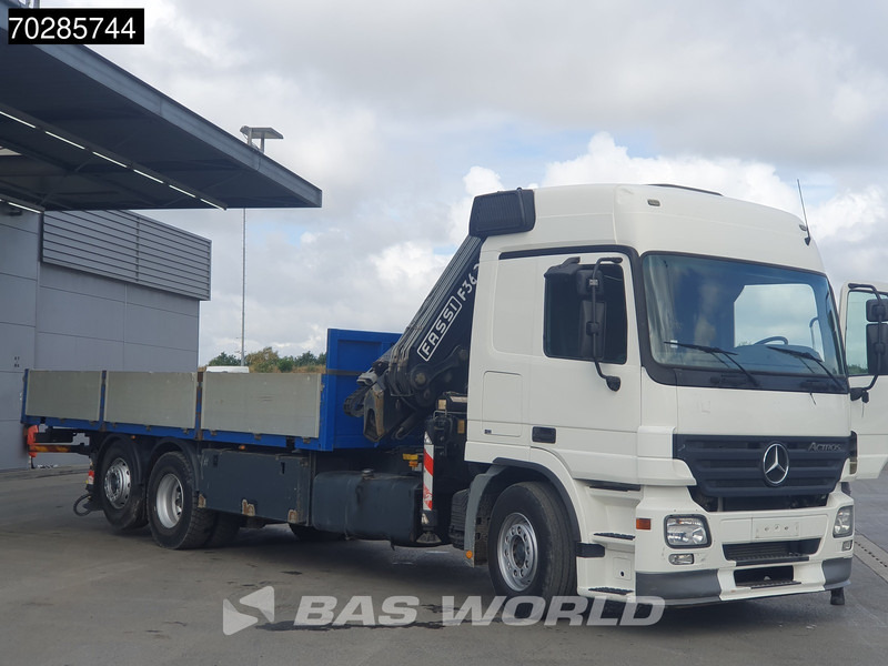 Mercedes-Benz Actros 2532 6X2 Fassi F330D3 Crane Kran Lift+steering Axle 3-Pedals Euro 3 - شاحنات مسطحة, شاحنة كرين: صور 2 Mercedes-Benz Actros 2532 6X2 Fassi F330D3 Crane Kran Lift+steering Axle 3-Pedals Euro 3 - شاحنات مسطحة, شاحنة كرين: صور 2