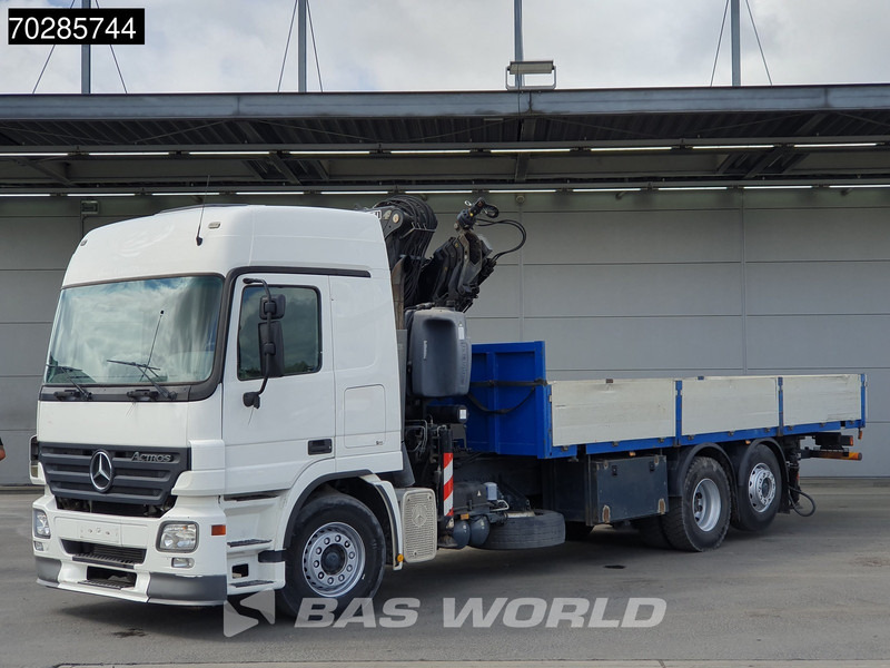 Mercedes-Benz Actros 2532 6X2 Fassi F330D3 Crane Kran Lift+steering Axle 3-Pedals Euro 3 - شاحنات مسطحة, شاحنة كرين: صور 1 Mercedes-Benz Actros 2532 6X2 Fassi F330D3 Crane Kran Lift+steering Axle 3-Pedals Euro 3 - شاحنات مسطحة, شاحنة كرين: صور 1
