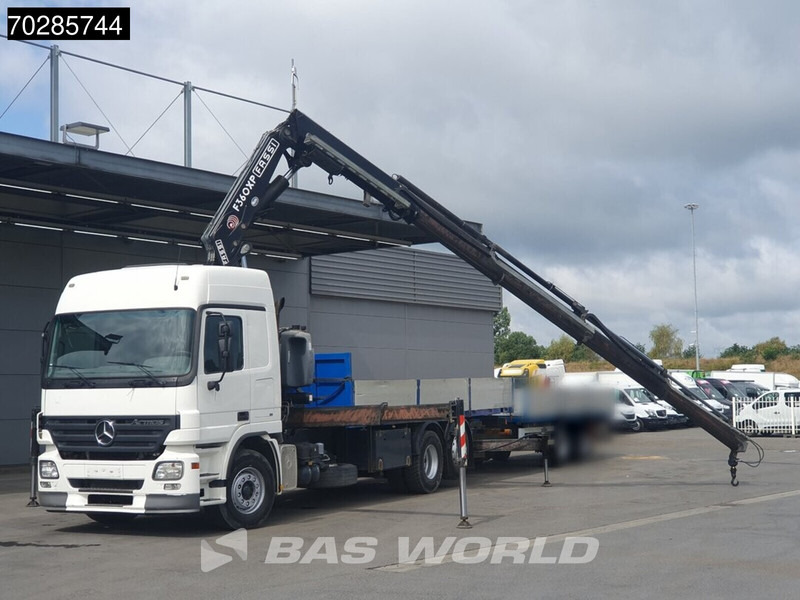 Mercedes-Benz Actros 2532 6X2 Fassi F330D3 Crane Kran Lift+steering Axle 3-Pedals Euro 3 - شاحنات مسطحة, شاحنة كرين: صور 3 Mercedes-Benz Actros 2532 6X2 Fassi F330D3 Crane Kran Lift+steering Axle 3-Pedals Euro 3 - شاحنات مسطحة, شاحنة كرين: صور 3