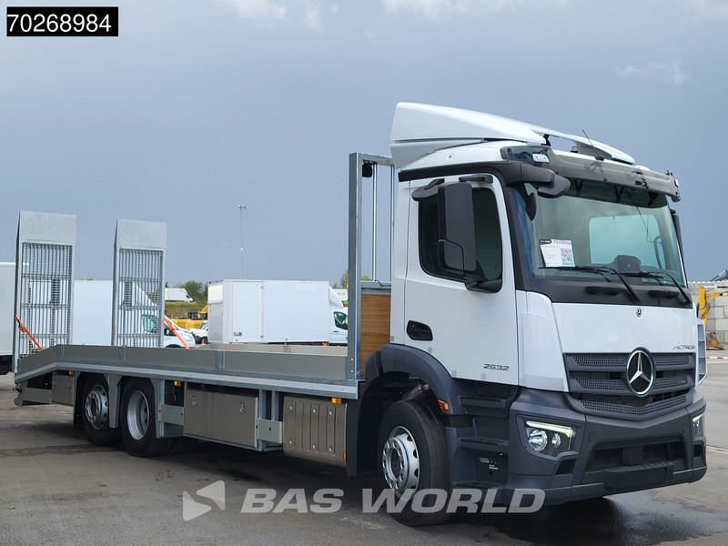 Mercedes-Benz Actros 2532 6X2 NEW! Machine tansporter Oprijwagen Lenkachse Navi Euro 6 - شاحنة نقل سيارات شاحنة: صور 3 Mercedes-Benz Actros 2532 6X2 NEW! Machine tansporter Oprijwagen Lenkachse Navi Euro 6 - شاحنة نقل سيارات شاحنة: صور 3