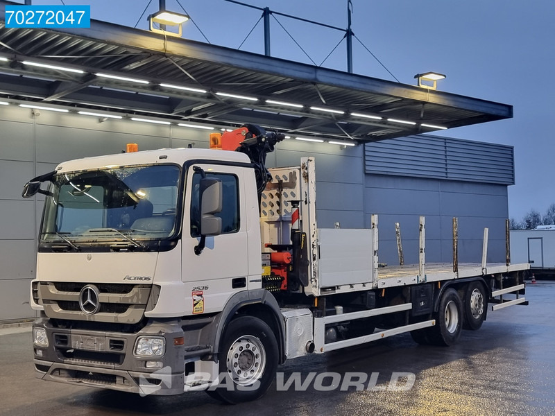 Mercedes-Benz Actros 2536 6X2 Palfinger PK14002-EH A Remote Lift+Lenkachse EEV - شاحنات مسطحة, شاحنة كرين: صور 2 Mercedes-Benz Actros 2536 6X2 Palfinger PK14002-EH A Remote Lift+Lenkachse EEV - شاحنات مسطحة, شاحنة كرين: صور 2