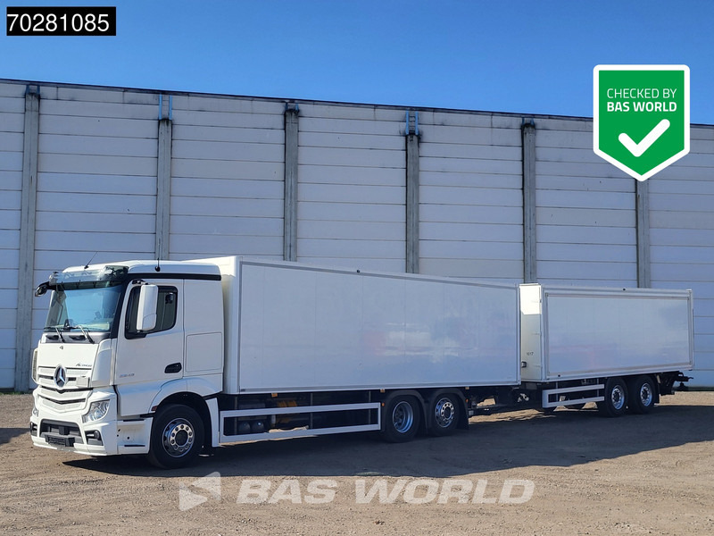 Mercedes-Benz Actros 2543 6X2 Combi Ladebordwand Retarder ACC Navi PPC Euro 6 - بصندوق مغلق شاحنة: صور 1 Mercedes-Benz Actros 2543 6X2 Combi Ladebordwand Retarder ACC Navi PPC Euro 6 - بصندوق مغلق شاحنة: صور 1