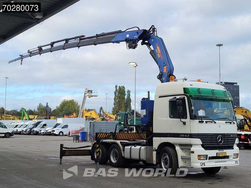 Mercedes-Benz Actros 2543 Actros 6X2 NL-Truck Liftachse 3-Pedals Kran 9x Extensions PM 40 SP 2010 + Winch Euro 3 - شاحنة جرار: صور 3 Mercedes-Benz Actros 2543 Actros 6X2 NL-Truck Liftachse 3-Pedals Kran 9x Extensions PM 40 SP 2010 + Winch Euro 3 - شاحنة جرار: صور 3
