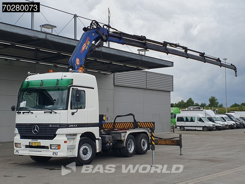 Mercedes-Benz Actros 2543 Actros 6X2 NL-Truck Liftachse 3-Pedals Kran PM 40 SP 2010 Euro 3 - شاحنة جرار: صور 1 Mercedes-Benz Actros 2543 Actros 6X2 NL-Truck Liftachse 3-Pedals Kran PM 40 SP 2010 Euro 3 - شاحنة جرار: صور 1