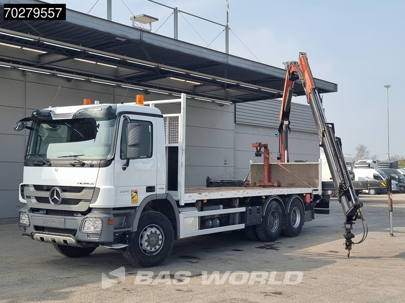 Mercedes-Benz Actros 2641 6X4 Palfinger PK18002-EH Remote Full Steel Euro 5 - شاحنات مسطحة, شاحنة كرين: صور 5 Mercedes-Benz Actros 2641 6X4 Palfinger PK18002-EH Remote Full Steel Euro 5 - شاحنات مسطحة, شاحنة كرين: صور 5