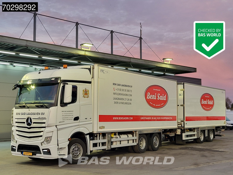 Mercedes-Benz Actros 2643 6X2 NL-Combi Frigoblock FB-FIL2 2tons Ladebordwand Retarder Automatic Xenon - شاحنة: صور 1 Mercedes-Benz Actros 2643 6X2 NL-Combi Frigoblock FB-FIL2 2tons Ladebordwand Retarder Automatic Xenon - شاحنة: صور 1