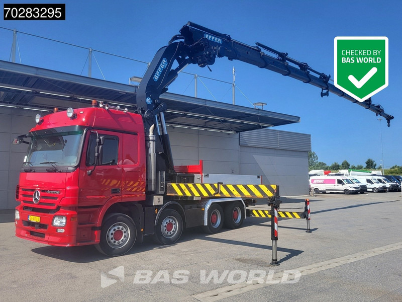 Mercedes-Benz Actros 2648 850 8X4 Effer 850/9S Kran Fifth wheel Big-Axle Automatic Euro 5 - شاحنات مسطحة, شاحنة كرين: صور 1 Mercedes-Benz Actros 2648 850 8X4 Effer 850/9S Kran Fifth wheel Big-Axle Automatic Euro 5 - شاحنات مسطحة, شاحنة كرين: صور 1