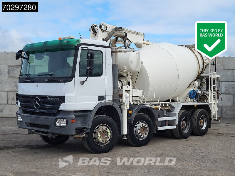 Mercedes-Benz Actros 3241 8X4 7m3 Putzmeister TMM 21-3 Retarder Big-Axle 3-Pedals Steelsuspension Euro 4 - شاحنة خلاطة خرسانة: صور 1 Mercedes-Benz Actros 3241 8X4 7m3 Putzmeister TMM 21-3 Retarder Big-Axle 3-Pedals Steelsuspension Euro 4 - شاحنة خلاطة خرسانة: صور 1