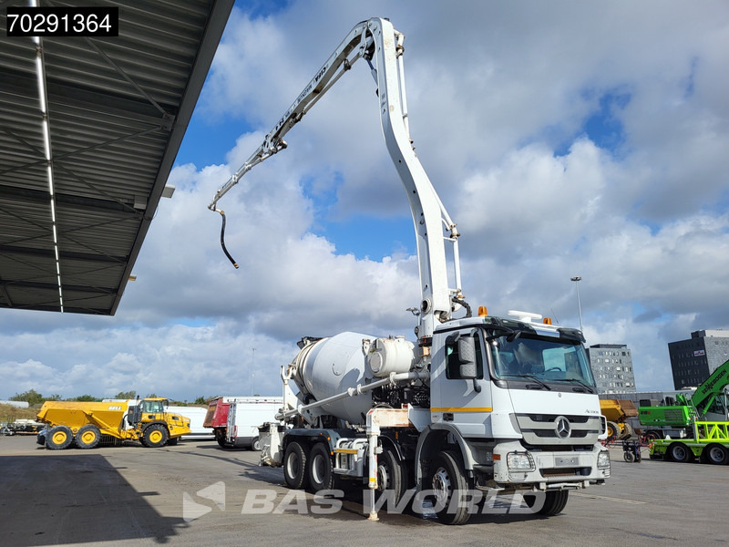 Mercedes-Benz Actros 3241 8X4 Cifa MK24.4Z Pompe+Mixer Retarder 3-Pedals Steelsuspension Big-Axle Euro 5 - مضخة خرسانة: صور 3 Mercedes-Benz Actros 3241 8X4 Cifa MK24.4Z Pompe+Mixer Retarder 3-Pedals Steelsuspension Big-Axle Euro 5 - مضخة خرسانة: صور 3