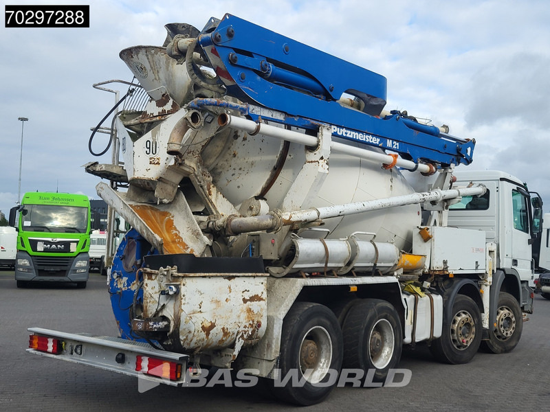 Mercedes-Benz Actros 3241 8X4 Putzmeister TMM 21 +7m3 Liebherr PUMI Steelsuspension 3-Pedals Euro 3 - مضخة خرسانة: صور 5 Mercedes-Benz Actros 3241 8X4 Putzmeister TMM 21 +7m3 Liebherr PUMI Steelsuspension 3-Pedals Euro 3 - مضخة خرسانة: صور 5