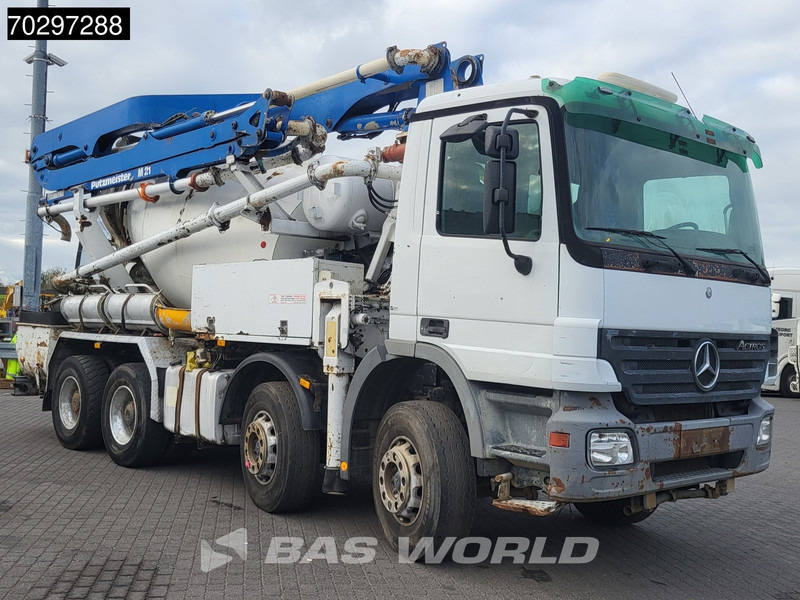 Mercedes-Benz Actros 3241 8X4 Putzmeister TMM 21 +7m3 Liebherr PUMI Steelsuspension 3-Pedals Euro 3 - مضخة خرسانة: صور 3 Mercedes-Benz Actros 3241 8X4 Putzmeister TMM 21 +7m3 Liebherr PUMI Steelsuspension 3-Pedals Euro 3 - مضخة خرسانة: صور 3