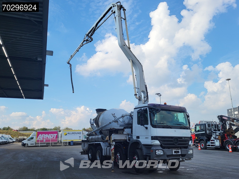 Mercedes-Benz Actros 3241 8X4 Putzmeister TMM 21 PUMI 7m3 Liebherr mixer 3-Pedals Big-Axle Euro 3 - شاحنة خلاطة خرسانة: صور 5 Mercedes-Benz Actros 3241 8X4 Putzmeister TMM 21 PUMI 7m3 Liebherr mixer 3-Pedals Big-Axle Euro 3 - شاحنة خلاطة خرسانة: صور 5