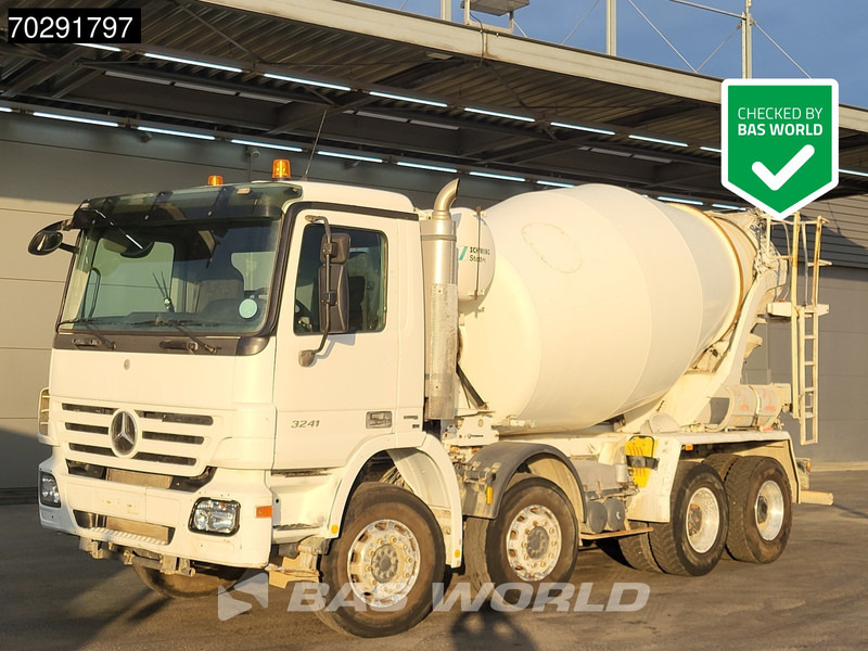 Mercedes-Benz Actros 3241 8X4 Retarder 9m3 Stetter Steelsuspension 3-Pedals Euro 4 - شاحنة خلاطة خرسانة: صور 1 Mercedes-Benz Actros 3241 8X4 Retarder 9m3 Stetter Steelsuspension 3-Pedals Euro 4 - شاحنة خلاطة خرسانة: صور 1