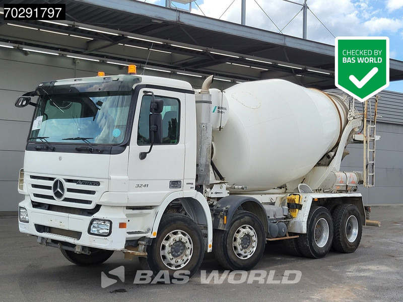 Mercedes-Benz Actros 3241 8X4 Retarder 9m3 Stetter Steelsuspension 3-Pedals Euro 4 - شاحنة خلاطة خرسانة: صور 1 Mercedes-Benz Actros 3241 8X4 Retarder 9m3 Stetter Steelsuspension 3-Pedals Euro 4 - شاحنة خلاطة خرسانة: صور 1